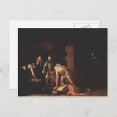 Caravaggio - Hinter dem Heiligen Johannes dem Täuf Postkarte (Vorne/Hinten)