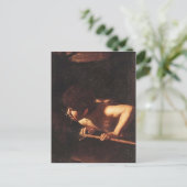 Caravaggio - Johannes der Täufer Postkarte (Stehend Vorderseite)