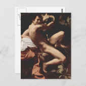 Caravaggio - Johannes der Täufer Postkarte (Vorne/Hinten)