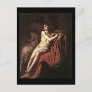 Caravaggio Johannes der Täufer Postkarte