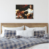 Caravaggio - Judith Beheading Holofernes Leinwanddruck (Insitu (Schlafzimmer))