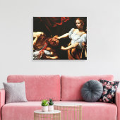 Caravaggio - Judith Beheading Holofernes Leinwanddruck (Insitu (Wohnzimmer))