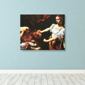 Caravaggio - Judith Beheading Holofernes Leinwanddruck (Insitu (Holzboden))