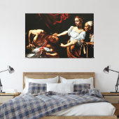 Caravaggio - Judith Beheading Holofernes Leinwanddruck (Insitu (Schlafzimmer))