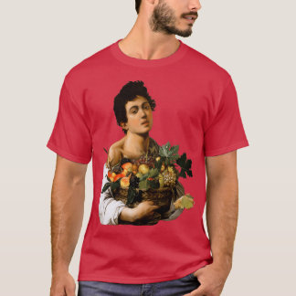Caravaggio Junge mit einem Korb voller Früchte 2 T-Shirt