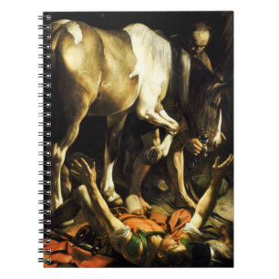 Caravaggio Konversion von St. Paul Notizblock