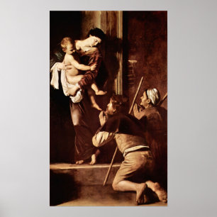 Caravaggio-Madonna der Pilger Poster