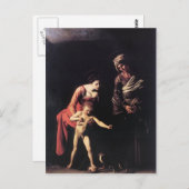 Caravaggio - Madonna und Kind mit St. Anne Postkarte (Vorne/Hinten)