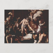 Caravaggio - Martyrium von Saint Matthew Postkarte (Vorderseite)