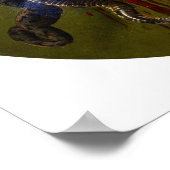 Caravaggio - Medusa 1597 Poster (Ecke)