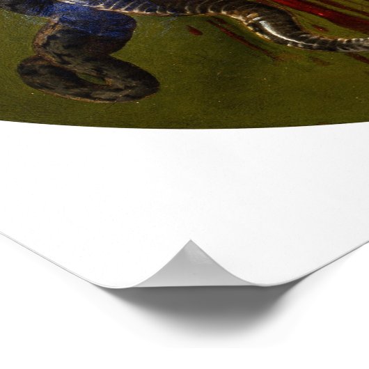 Caravaggio - Medusa 1597 Poster (Ecke)