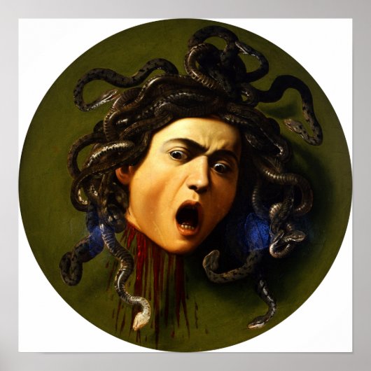 Caravaggio - Medusa 1597 Poster (Vorne)