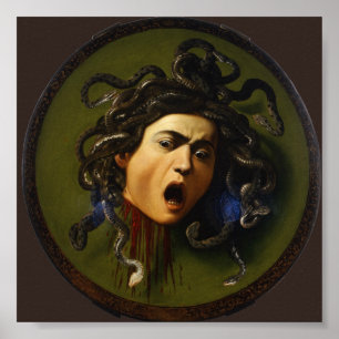 Caravaggio Medusa Kunstgiesserei Poster
