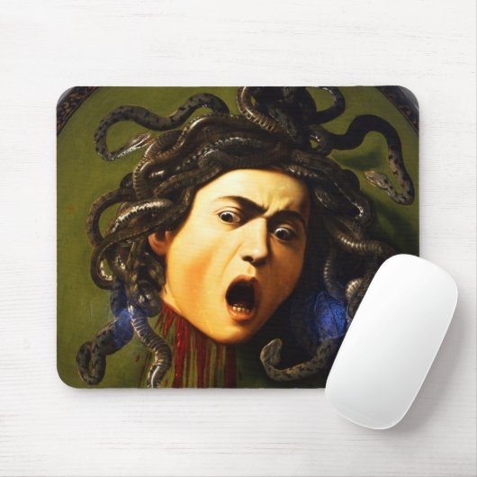 Caravaggio Medusa-Mausunterlage Mousepad (Mit Mouse)