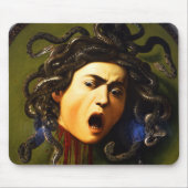 Caravaggio Medusa-Mausunterlage Mousepad (Vorne)