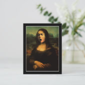 Caravaggio Medusa Mona Lisa Postkarte (Stehend Vorderseite)