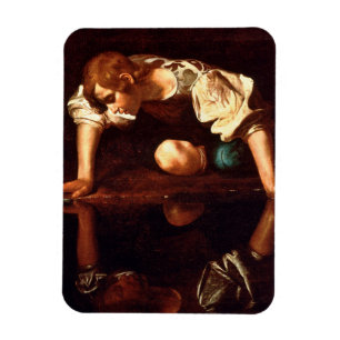 CARAVAGGIO - Narziss 1598 Magnet