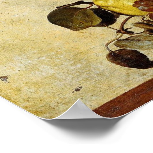 Caravaggio - Obstkorb 1596 Poster (Ecke)