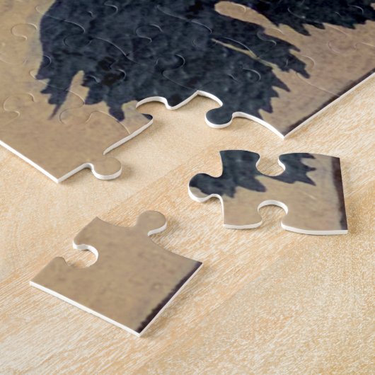 Caravaggio - Obstkorb - Öl auf Leinwand Puzzle (Seite)