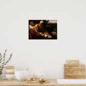 Caravaggio - Opfer von Isaac Poster (Küche)
