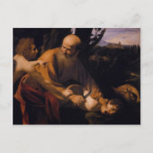 Caravaggio - Opfer von Isaak Postkarte (Vorderseite)