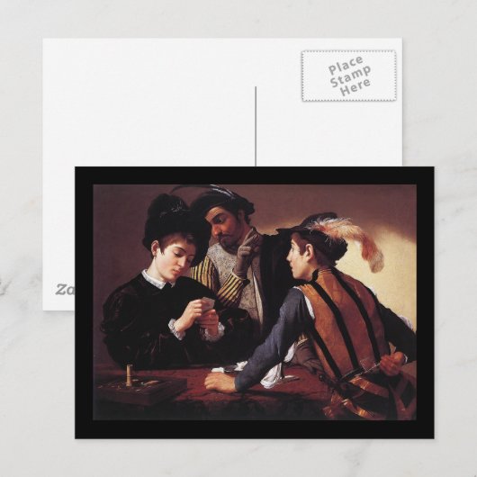 Caravaggio Postkarte (Vorne/Hinten)