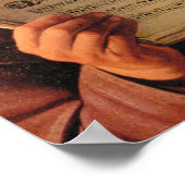 Caravaggio-Ruhen auf dem Flug nach Ägypten Poster (Ecke)