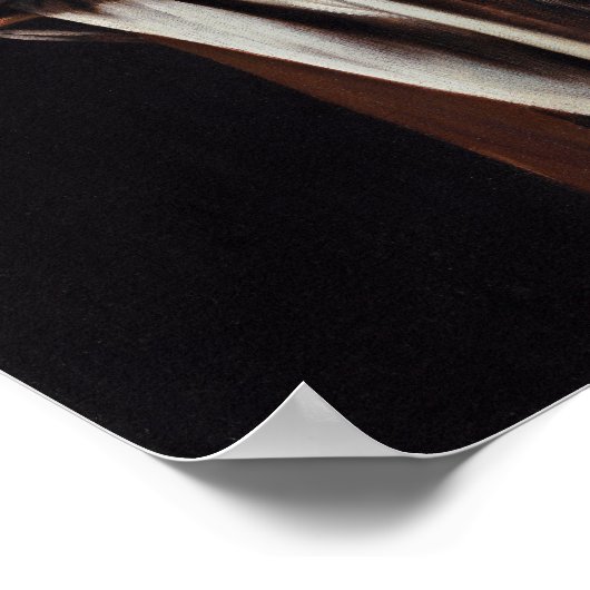 Caravaggio - Saint Jerome Writing 1605 Poster (Ecke)