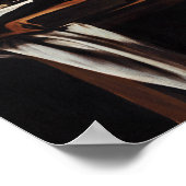 Caravaggio - Saint Jerome Writing Poster (Ecke)