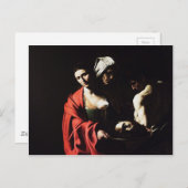 Caravaggio - Salome - Klassisches Barockwerk Postkarte (Vorne/Hinten)