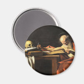 Caravaggio - San Gerolamo - Malerei der Renaissanc Magnet (Vorderseite/Rückseite)