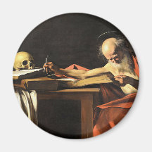 Caravaggio - San Gerolamo - Malerei der Renaissanc