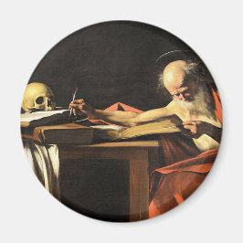 Caravaggio - San Gerolamo - Malerei der Renaissanc Magnet