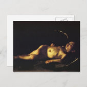 Caravaggio - Schlafstörung Postkarte (Vorne/Hinten)