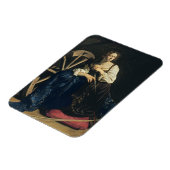 Caravaggio - St. Catherine von Alexandria Magnet (Linke Seite)