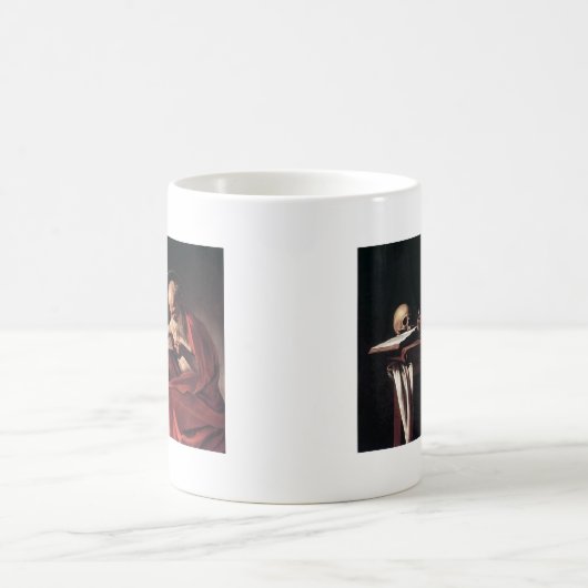 Caravaggio St Jerome Kaffeetasse (Mittel)
