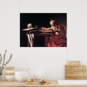 Caravaggio St Jerome Poster (Küche)