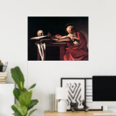 Caravaggio St Jerome Poster (Heimbüro)