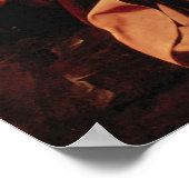 Caravaggio-St. John der Täufer Poster (Ecke)