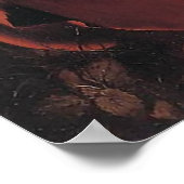 Caravaggio St. John The Baptist Poster (Ecke)