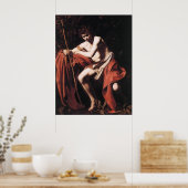 Caravaggio St. John The Baptist Poster (Küche)