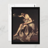 Caravaggio St. John The Baptist Postkarte (Vorne/Hinten)