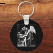 Caravaggio St Matthew und Angel Schlüsselanhänger (Vorderseite)