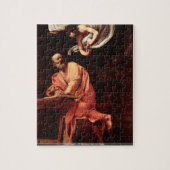 Caravaggio - St Matthew und das Engelspuzzlespiel Puzzle (Vertikal)