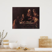 Caravaggio Supper bei Emmaus Poster (Küche)