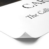 Caravaggio — The Calling of St. Matthew Poster (Ecke)