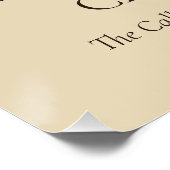 Caravaggio — The Calling of St. Matthew Poster (Ecke)