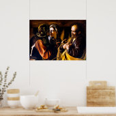 Caravaggio: The Denial of Saint Peter Poster (Küche)