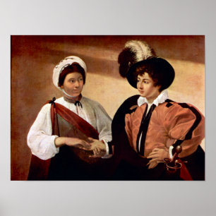 Caravaggio-The Wahrsager Poster