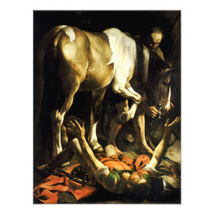 Caravaggio Umwandlung von St. Paul Fotodruck